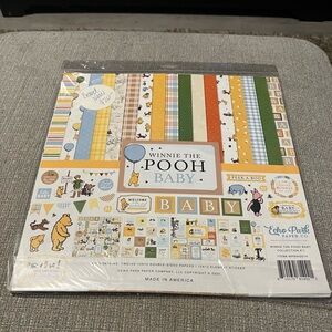 Echo Park Winnie the Pooh Baby Scrapbook Kit - Multicolor